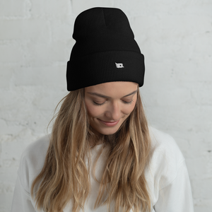 White Fhinix | Cuffed Beanie