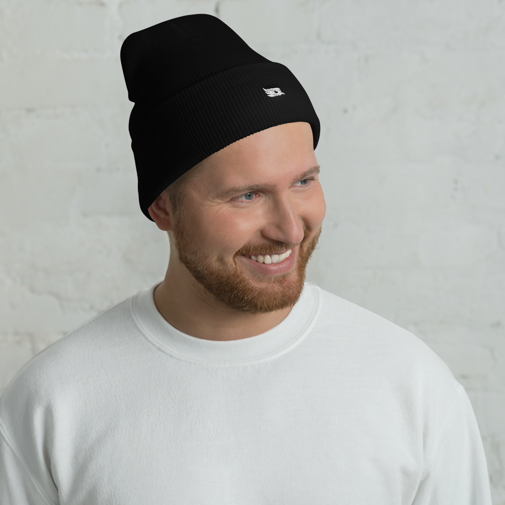 White Fhinix | Cuffed Beanie